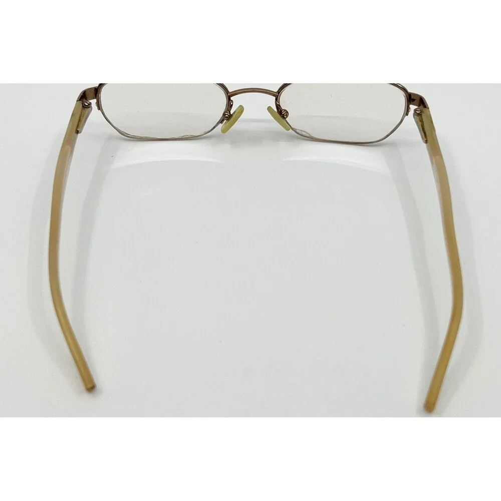 DKNY Eyeglass Frames Womens Gold Bronze Oval DY5514 1015 49-19-130